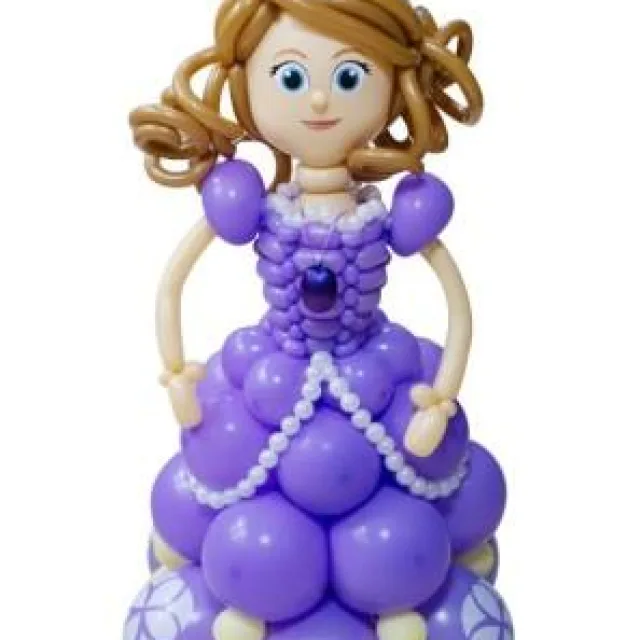 Фигура из воздушных шаров «Принцесса»