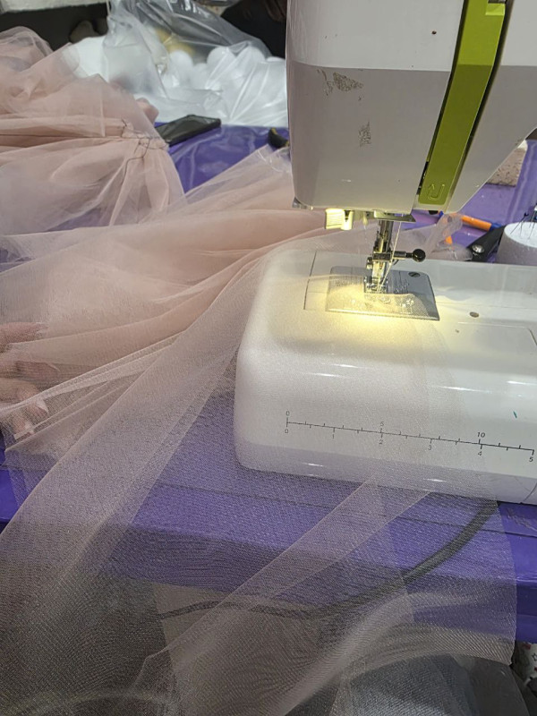 елка из фатина мастеркласс