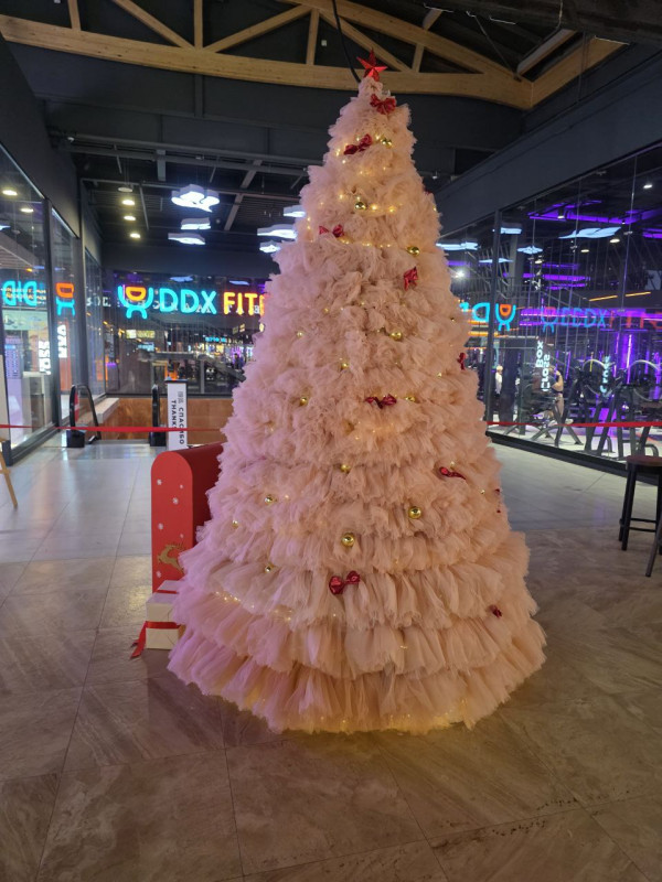 елка из фатина своими руками