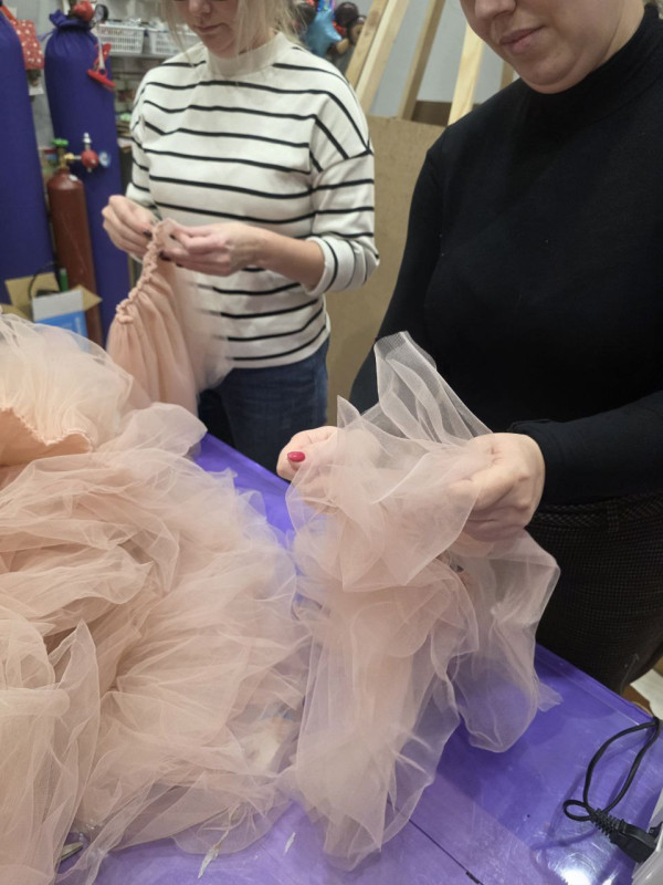 елка из фатина своими руками