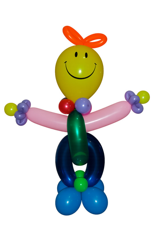 Готовая композиция &laquo;Клоун&raquo; из шаров